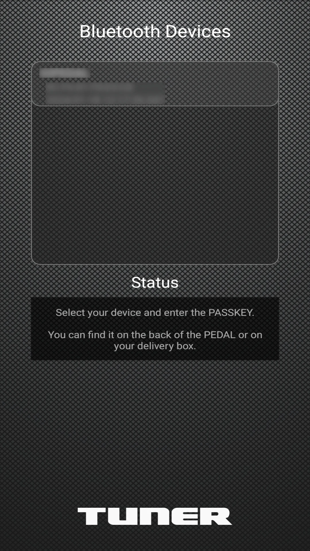 Tuner screenshot